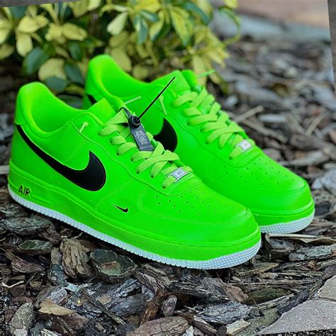 nike air force damen neon grün|Green Air Force 1 Shoes (11) .